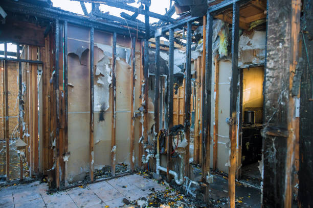 Professional Fire Damage Removal technician working in Gaithersburg, MD